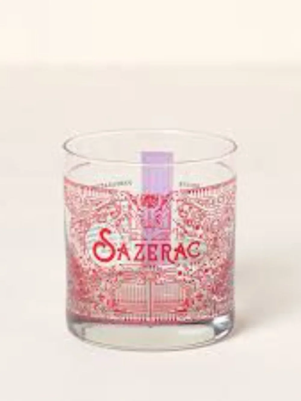U.S. Whiskey History Glass, Sazerac-NWT